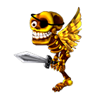 Skeleton Pirate - with Wings